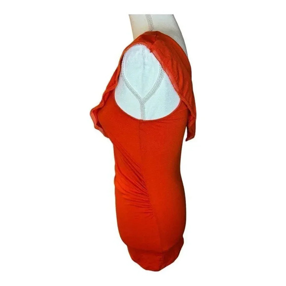 WHBM Women’s XS Coral Flutter V-Neck Sleeveless Top - Picture 2 of 6